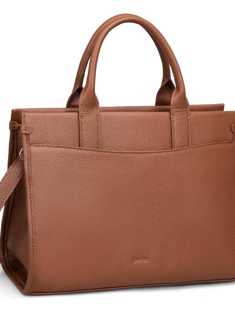 Genuine Leather Tote Bag For Women Satchel Crossbody Bags With Top-Handle Womens